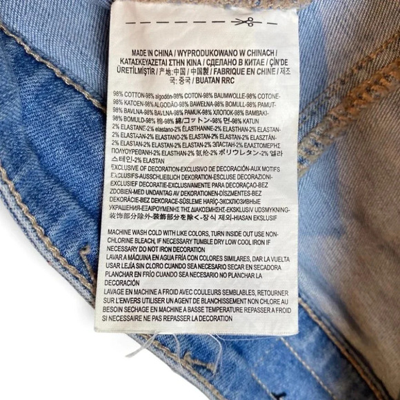 Vans Blue Denim Front Button Mini  Skirt - Picture 7 of 7